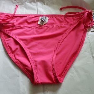 Becca Side Tie Bikini Swim Bottom Large